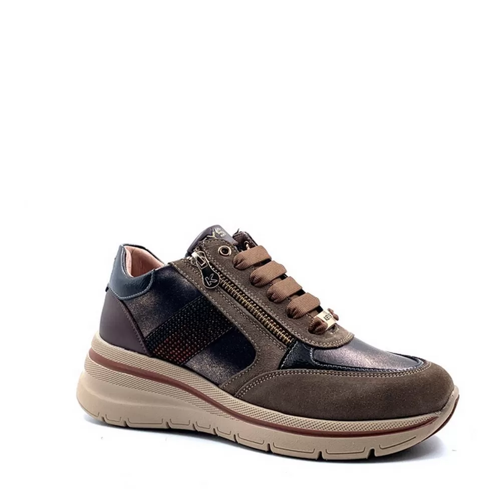 Γυναικεία Sneakers Δερμάτινα K 11264 10114  Μπρονζε Καφέ